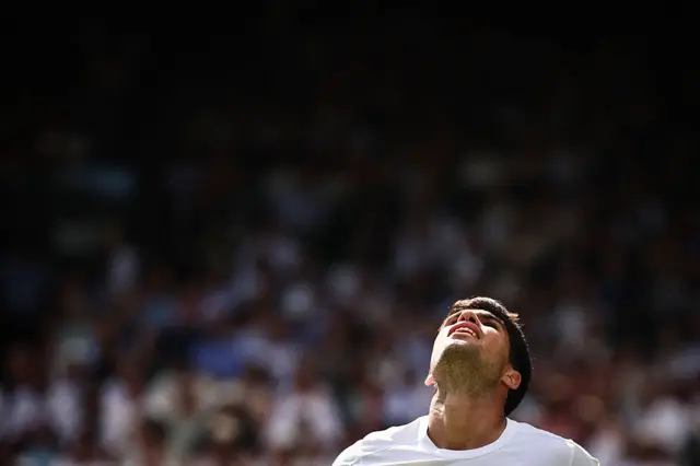 Carlos Alcaraz at Wimbledon
