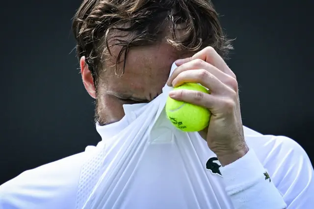 Daniil Medvedev  at Wimbledon