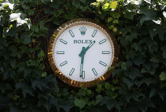 A clock at Wimbledon