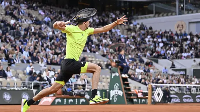 Alexander Zverev of Germany in action
