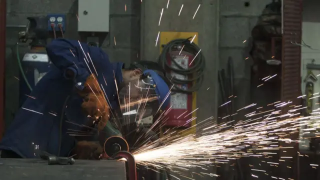 Steel worker