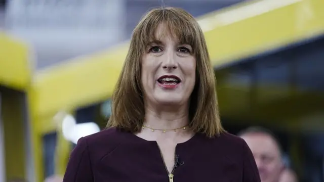 Reeves speaks in Manchester.