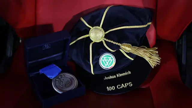 Joshua Kimmich's 100th cap
