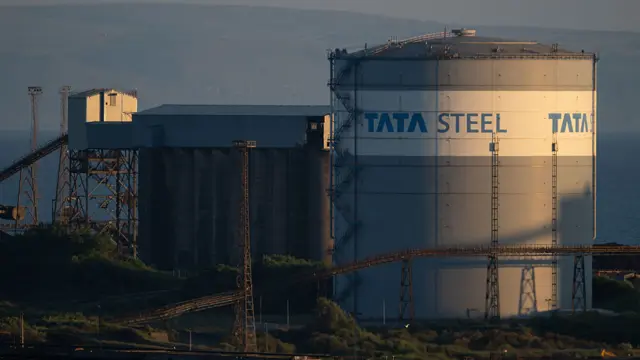 Tata Steel plant in Port Talbot, Wales.