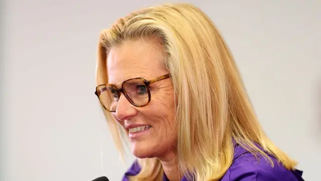 Sarina Wiegman in England press conference