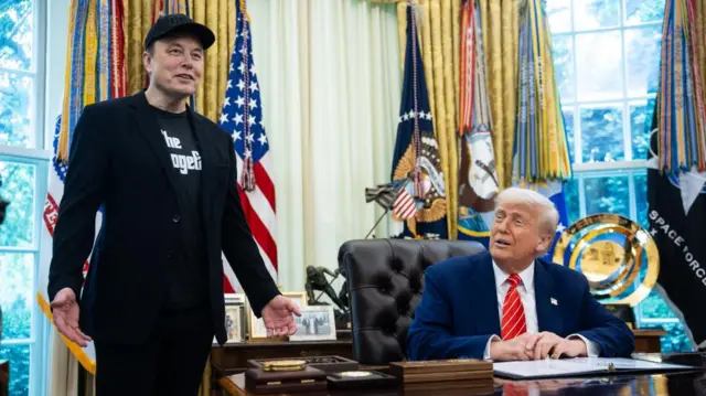 Trump and Musk in the Oval office.