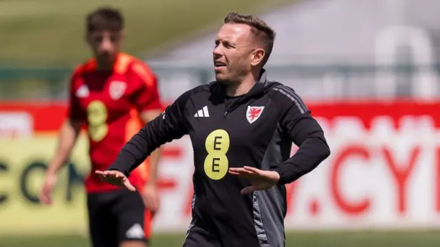 Craig Bellamy in training