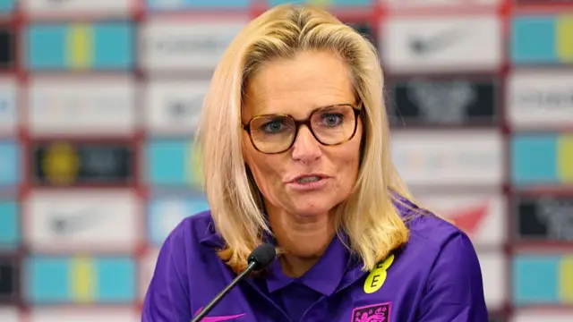 Sarina Wiegman in England press conference
