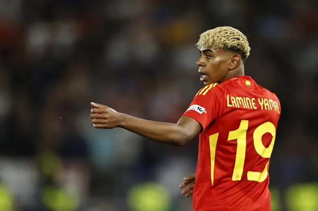 Lamine Yamal of Spain