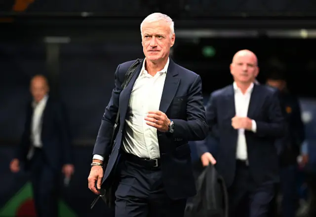 Didier Deschamps, Manager of France, arrives