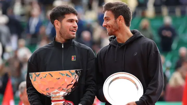 Carlos Alcaraz and Lorenzo Musetti
