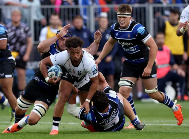 Bath v Bristol match action