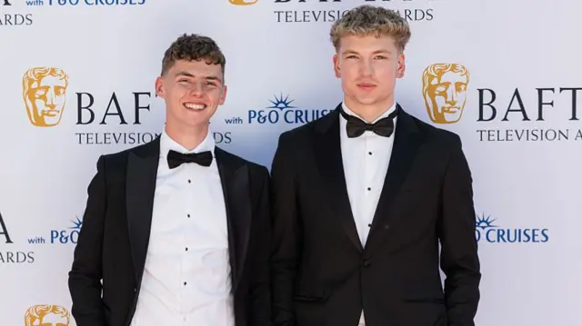 Alfie Watts and Owen Wood attends the BAFTA Television Awards