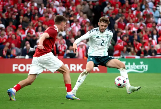 Conor Bradley in action