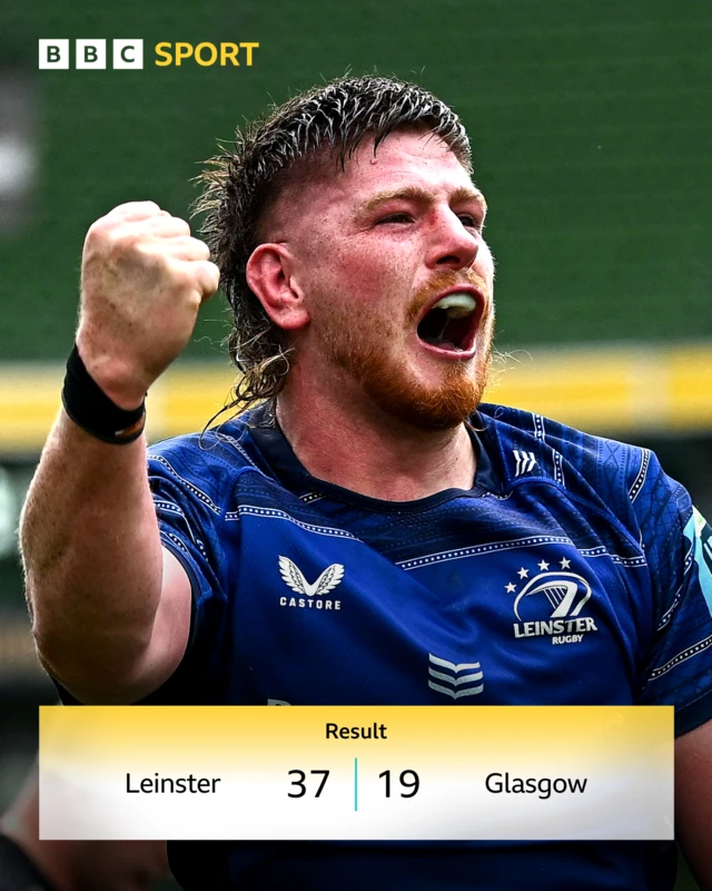 Leinster 37-19 Glasgow Warriors