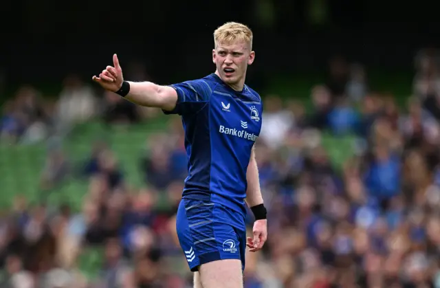 Jamie Osborne of Leinster during the United Rugby Championship semi-final