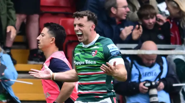 Adam Radwan celebrates