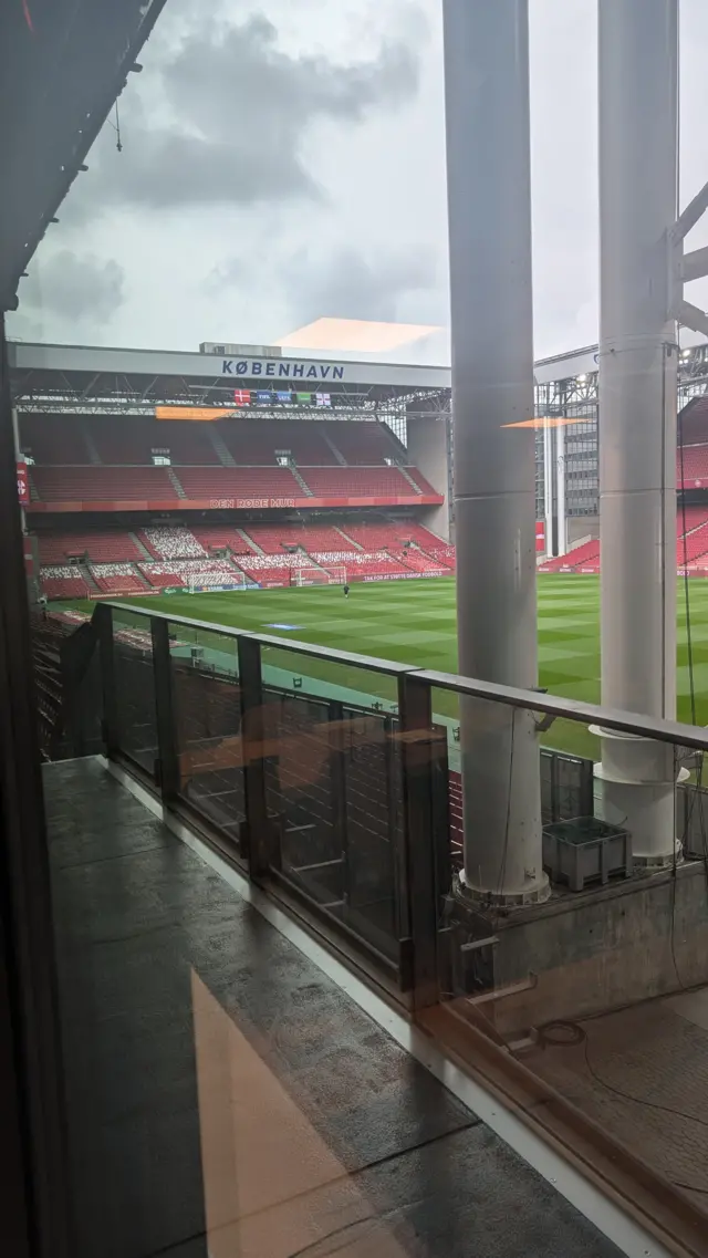 View of the stadium
