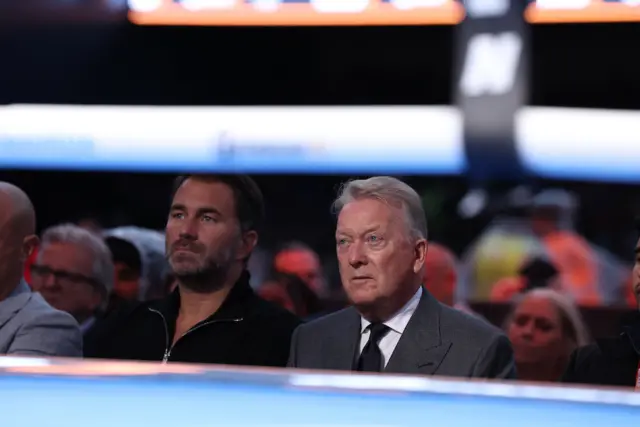 Eddie Hearn and Frank Warren