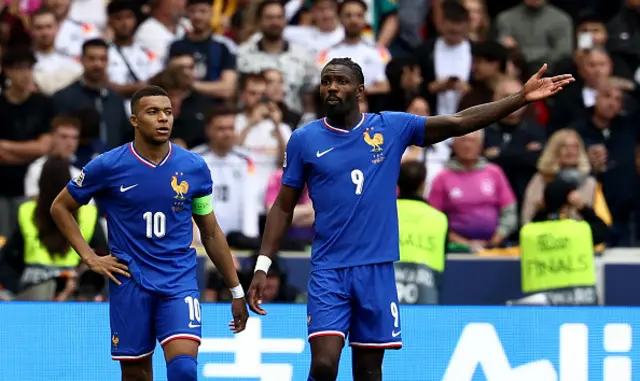 Marcus Thuram looks on