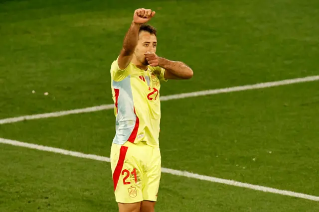 Mikel Oyarzabal celebrates