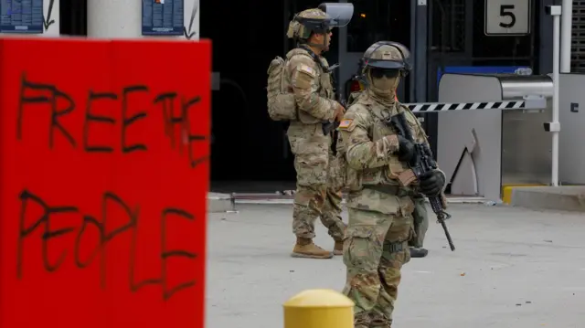 National Guard officials in LA