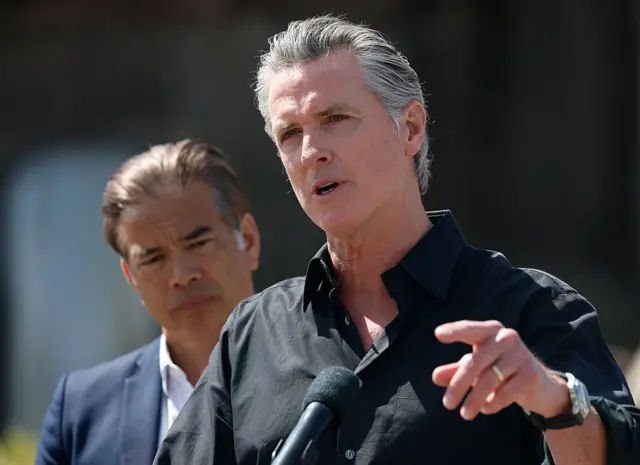 California Governor Gavin Newsom
