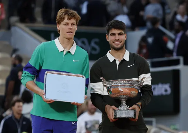 Jannik Sinner and Carlos Alcaraz