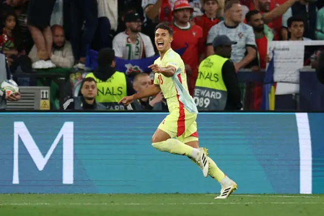 Martin Zubimendi of Spain celebrates