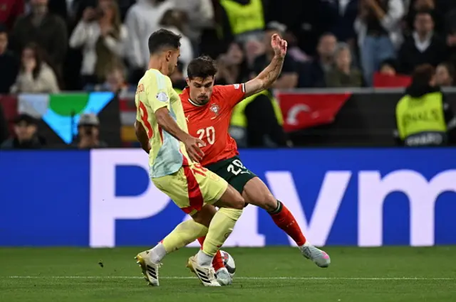 Pedro Neto (20) of Portugal competes