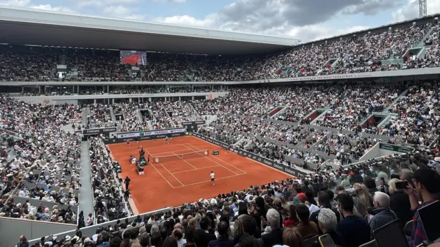View of Court Philippe Chatrier
