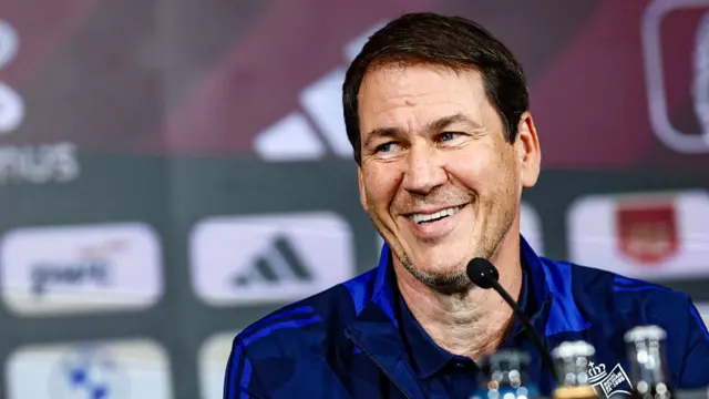 Rudi Garcia at a press conference