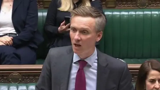 Labour minister Torsten Bell speaks in the House of Commons