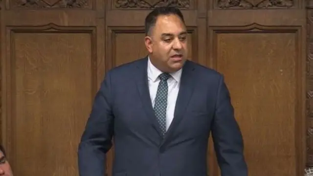 Imran Hussain speaks in the House of Commons