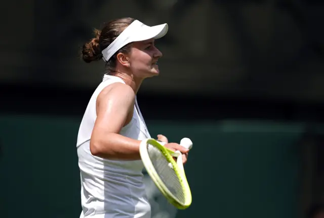 Barbora Krejcikova at Wimbledon