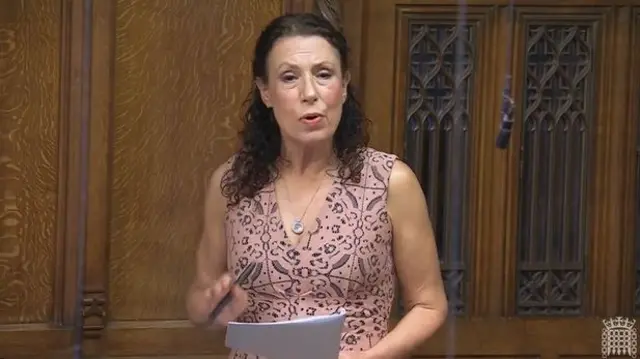 Debbie Abrahams speaks in the House of Commons