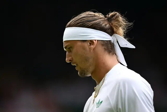 Alexander Zverev at Wimbledon