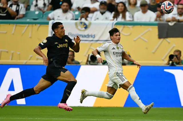Fran Garcia in action for Real Madrid