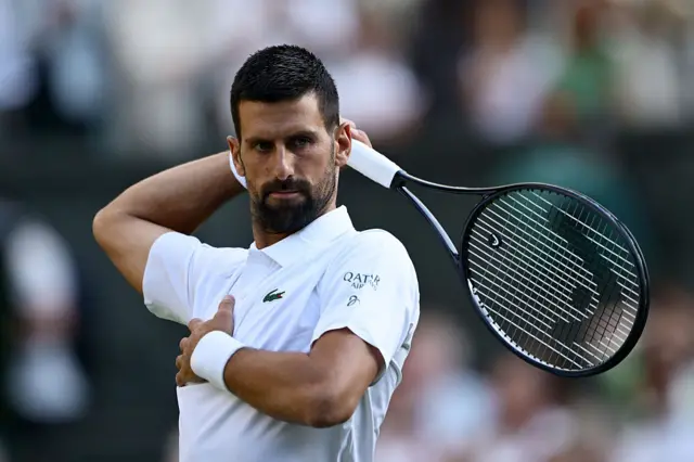 Novak Djokovic at Wimbledon