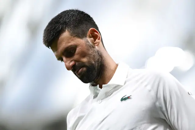Novak Djokovic at Wimbledon