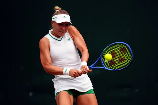 Yuliia Starodubtseva at Wimbledon
