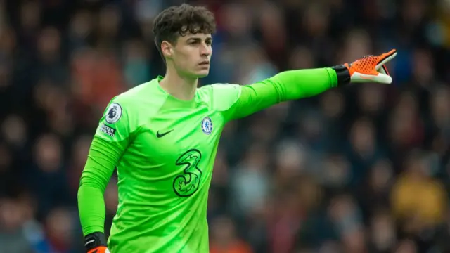 Kepa in action for Chelsea