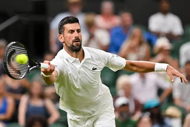Novak Djokovic at Wimbledon