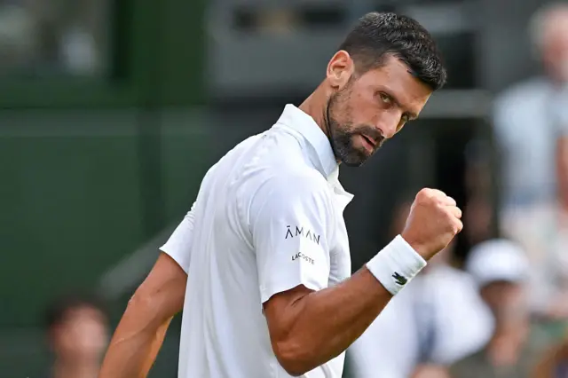 Novak Djokovic at Wimbledon