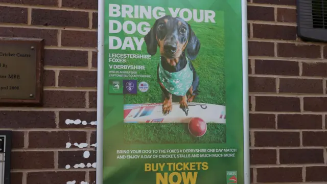 Sign at Leicestershire CCC
