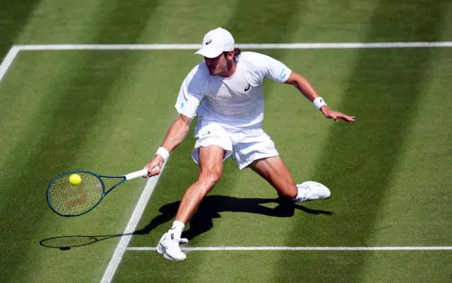 Alex De Minaur at Wimbledon