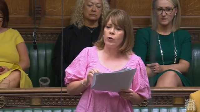 Mary Kelly Foy speaking in the Commons