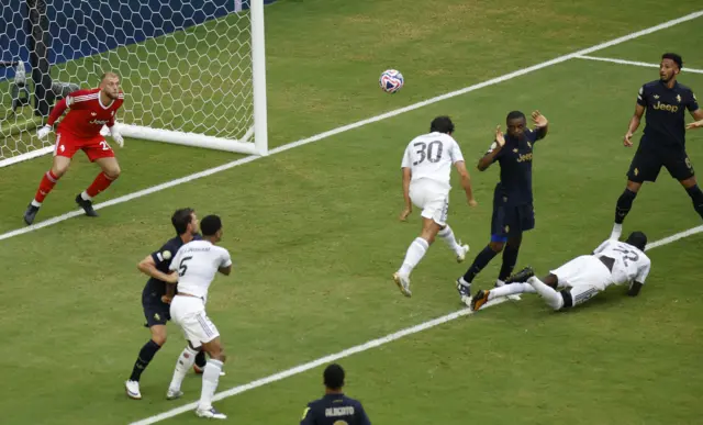 Gonzalo Garcia scores for Real Madrid