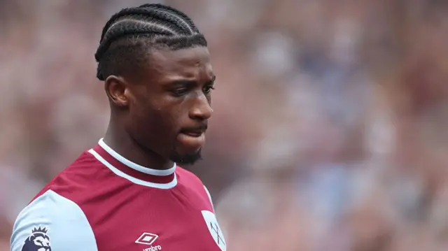 Kudus in action for West Ham