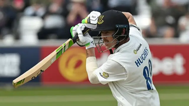 Daniel Hughes batting